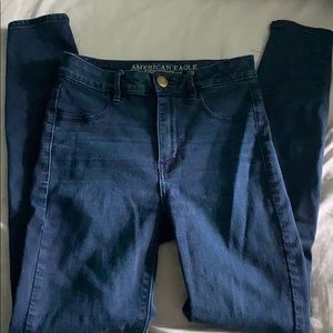 American Eagle sky high jegging